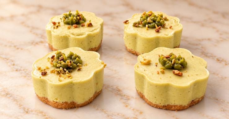 Cheesecake de pistacho